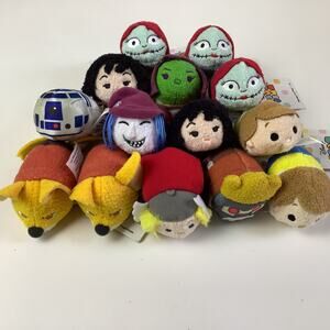 Disney Tsum Tsum Mini Plush Lot of 14 Disney Marvel Disney Store Tsum Tsums NWTs